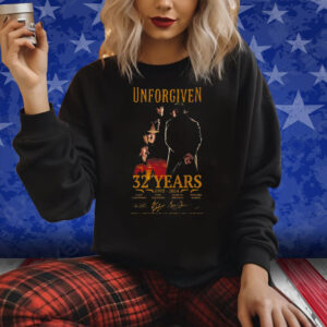 Unforgiven 32 Years 1992 – 2024 Thank You For The Memories Shirt