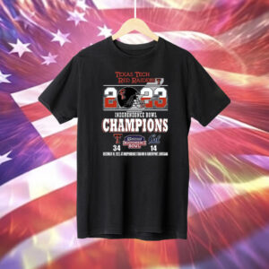 2023 Independence Bowl Champions Red Raiders 34-14 Cal T-Shirt
