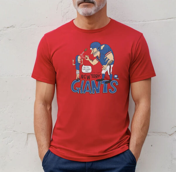 Beavis And Butt-Head X New York Giants Cornholio Shirt