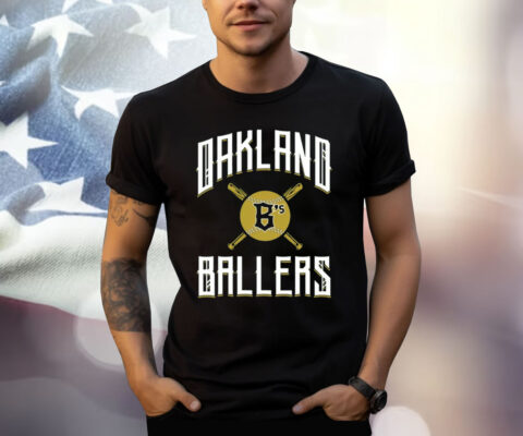 Oakland Ballers Bat Logo Shirt