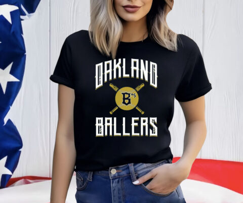Oakland Ballers Bat Logo Shirt