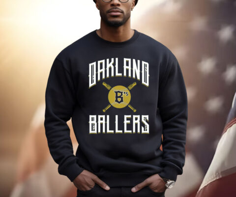 Oakland Ballers Bat Logo Shirt