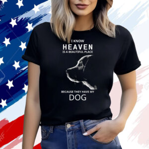 Keanu Reeves I Know Heaven Is A Beautiful Place Because They Have My Dog Shirt