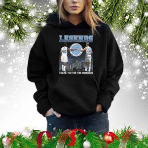 40 Davis And 00 Montross Legends Thanks You For The Memories Tar Heels Hoodie