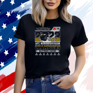 2023 Afc North Division Champions Ravens Shirt
