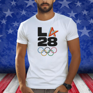 White 2028 La 2028 Summer Olympics Athlete Spirit Shirt