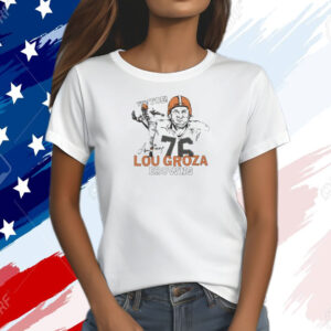 Browns Lou Groza Signature Shirt