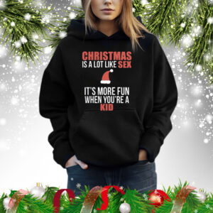 Christmas Is A Lot Like Sex It’s More Fun When You’re A Kid Hoodie