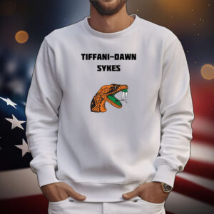 Famuathletics Tiffani-Dawn Sykes Florida A&M Rattlers Tee Shirt