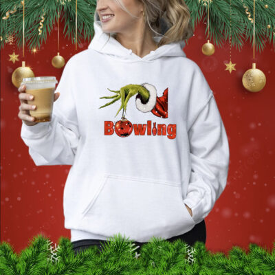 Grinch Hand Bowling Ugly Christmas hoodie