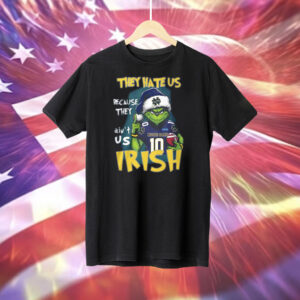 Grinch They Hate Us Because They Ain’t Us Irish Shirt