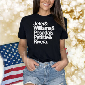 Jeter Williams Posada Pettitte Rivera TShirt