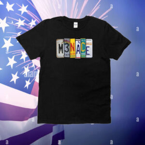 Menace License Plate T-Shirt
