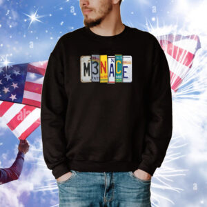 Menace License Plate T-Shirts