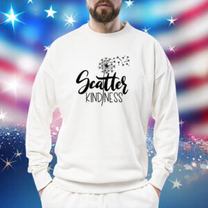 Scatter Kindness Dandelion Letter Casual Sweatshirt
