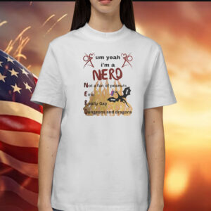 Um Yeah I’m A Nero Not A Fan Of Peanuts Emo Really Gay Shirt