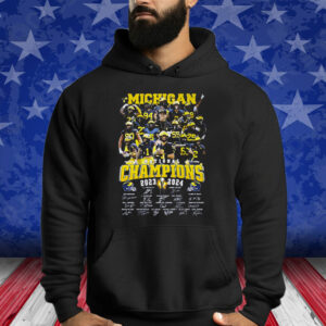 Michigan Wolverines National Champions 2023-2024 Signature Shirt