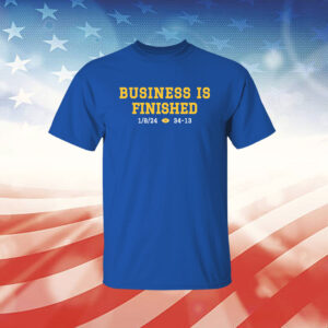 Business Is Finished Michigan 2023 National Champions Long Sleeve Tee Shirts