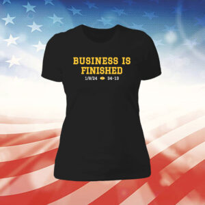 Business Is Finished Michigan 2023 National Champions Long Sleeve Tee TShirt