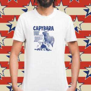 Capybara Rodent Genius T-Shirt