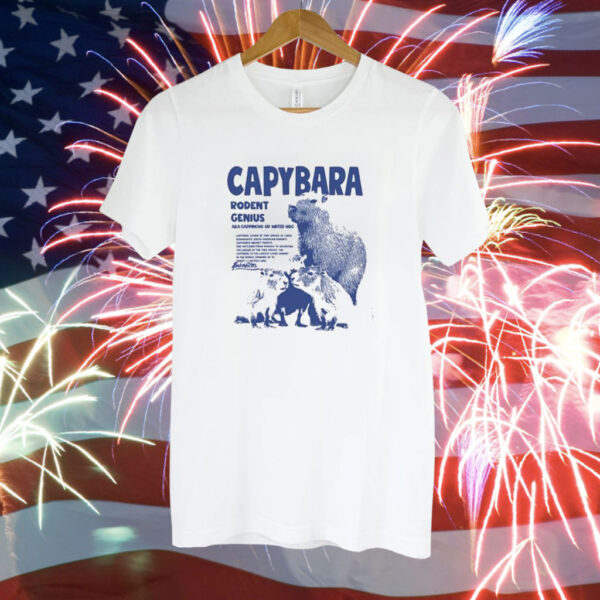 Capybara Rodent Genius Tee Shirts