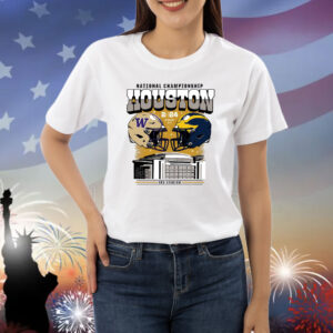 College Football Playoff 2024 National Championship Game Head to Head Stadium Shirts