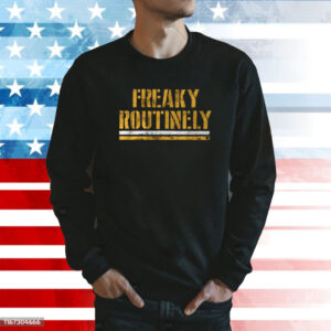 Freaky Routinely Pittsburgh Football Sweatshirt