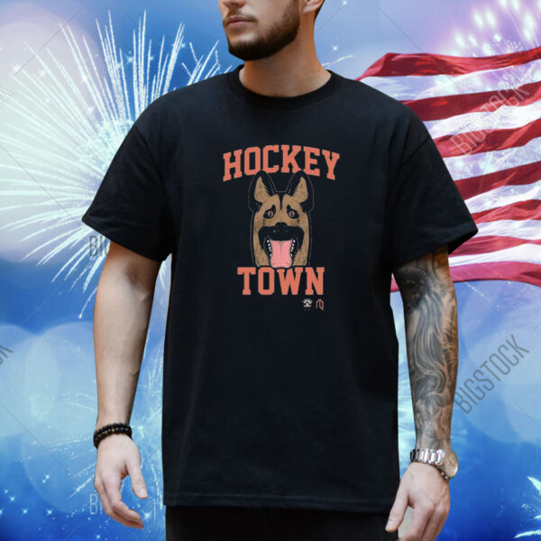 Hockey Town Dog Mask Shirt