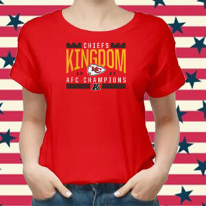 Kansas City Chiefs 2023 Afc Champions Hometown Not Done Shirts