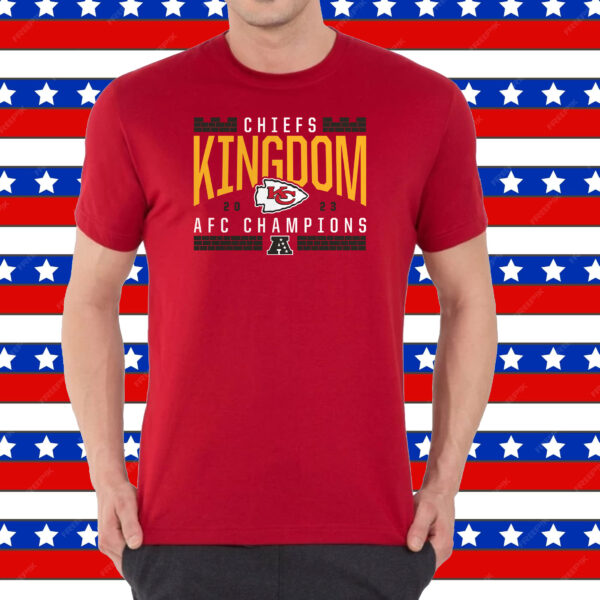 Kansas City Chiefs Kingdom 2023 Afc Champions Not Done Shirt