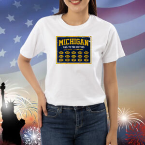Michigan Football: National Champs Banner Shirts