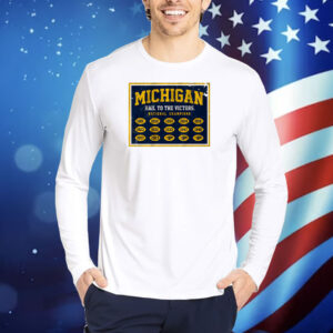Michigan Football: National Champs Banner TShirts