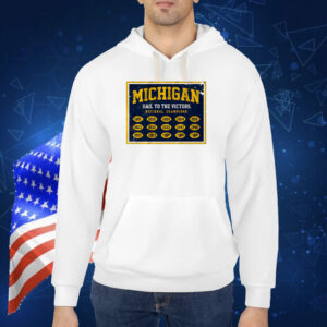 Michigan Football: National Champs Banner TShirt