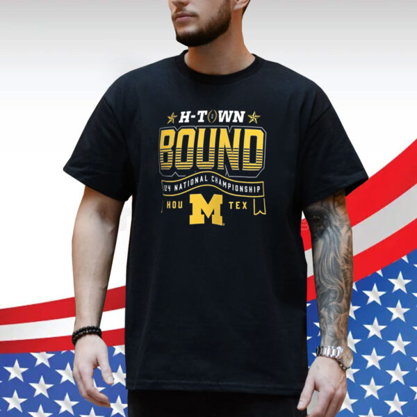 Michigan Wolverines Jordan Brand College Football Playoff 2024 National Championship Game Shirt