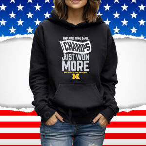 Michigan Wolverines Jordan Brand College Football Playoff 2024 Rose Bowl Champions Locker Room TShirts