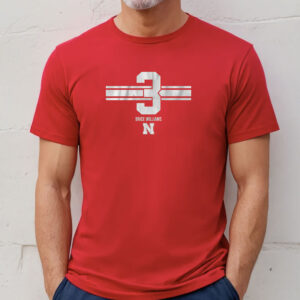 Nebraska Basketball Brice Williams 3 T-Shirt