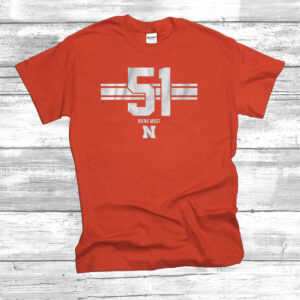Nebraska Basketball Rienk Mast 51 Shirt