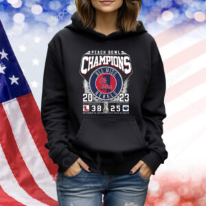 Peach Bowl Champions 2023 Ole Miss Rebels 38 – 25 Penn State December 30, 2023 Mercedes-Benz Stadium TShirts