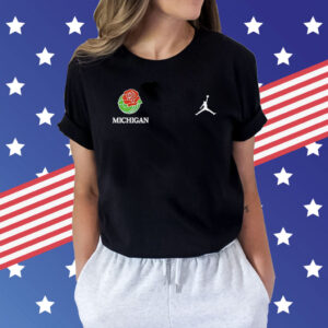 Rose Bowl Michigan Air Jordan Logo T-Shirt