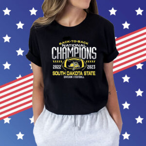 South Dakota State Jackrabbits Back-To-Back Fcs Football National Champions Shirt