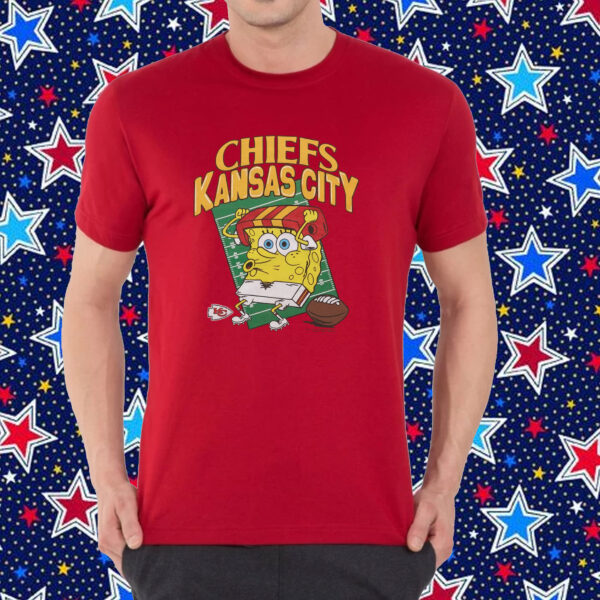 SpongeBob SquarePants x Kansas City Chiefs Shirt