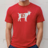 Travis Kelce GOAT 87 Kansas City TShirt
