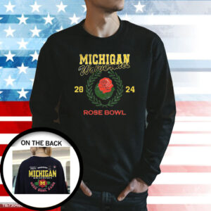 Vintage Michigan Rose Bowl 2024 CFP Semi Flower Sweatshirt