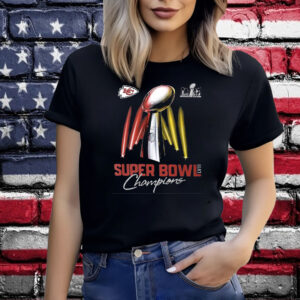 Kansas City Chiefs Super Bowl Lviii Champions Lombardi Trophy T-Shirt