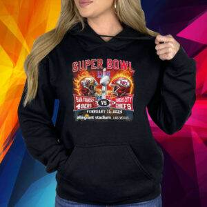 Super Bowl LVIII 49ers Vs Chiefs February 2024 Allegiant Stadium Las Vegas Shirt