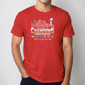 San Francisco 49ers Super Bowl Champions T-Shirt