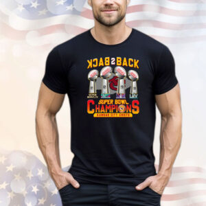 Back 2 Back 4X Super Bowl Champions KC Chiefs Shirt