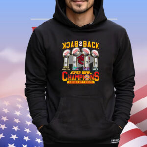 Back 2 Back 4X Super Bowl Champions KC Chiefs Shirt