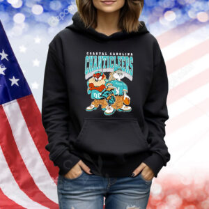 Bugs Bunny And Taz Coastal Carolina Chanticleers TShirts