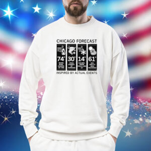 Chicago Forecast Inspired By Actual Events Sweatshirt